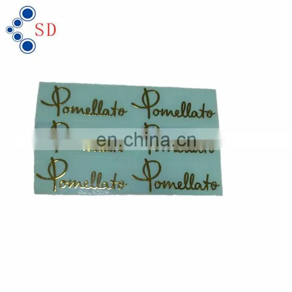 Quality Gold Foil Nickle Sticker