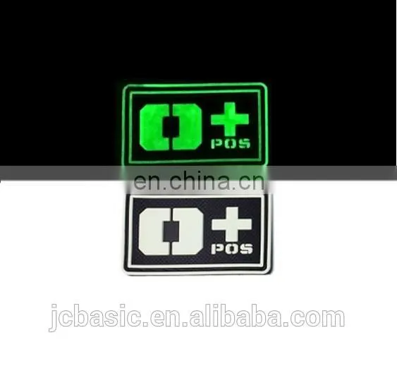 High Quality Custom Soft Glow in the Dark Pvc Patch photo-2