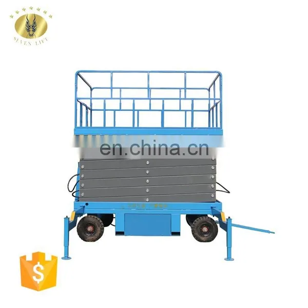 7LSJY Shandong SevenLift Adjustable Hydraulic Mobile Pallet Platform Jlg Manlift Ladder Lift in photo-7