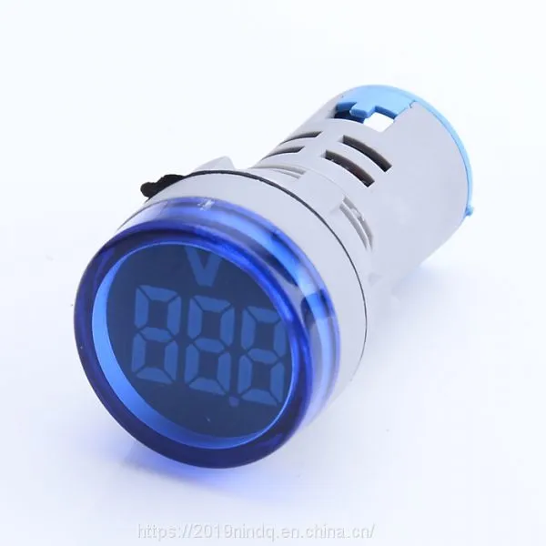 Big Digital Tube Indicator Voltmeter Round Panel Digital Voltage Meter photo-2