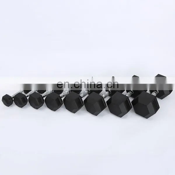 Complete Set Of Environmental Fitness Equipment Gym Weights Dumbbells Sport Hexagonal Dumbbell photo-6