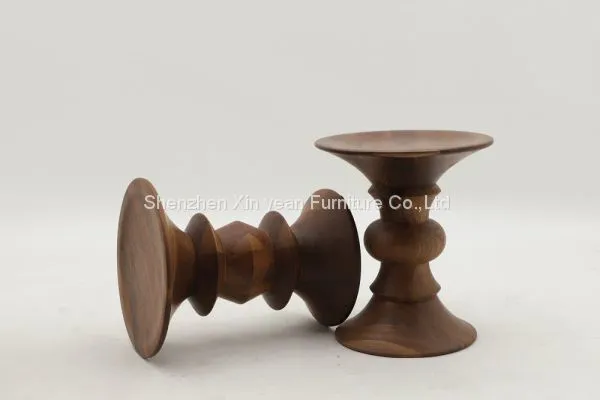 Charles and Ray Eames stool in solid ashwood/solid walnut  beechwood wishbone marla counter stool