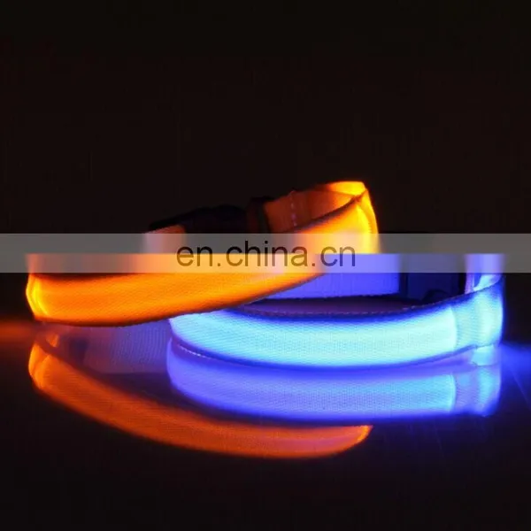 Hot Selling LED Dog Collars Flashing Light Pet Collar Adjustable USB Rechargeable Dog Collar Pet Supplies photo-5