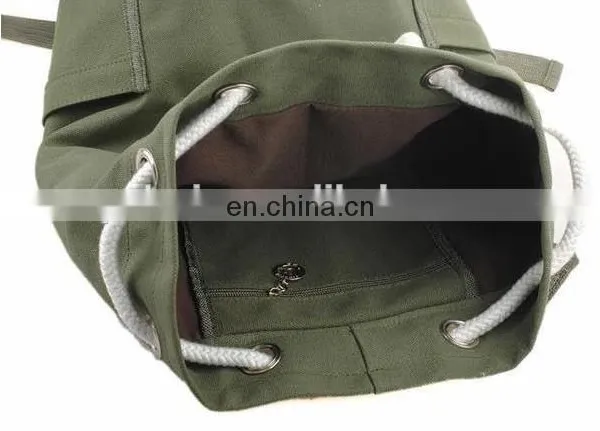 10% off Promotional Travel Sport Custom Canvas Drawstring Backpack photo-5