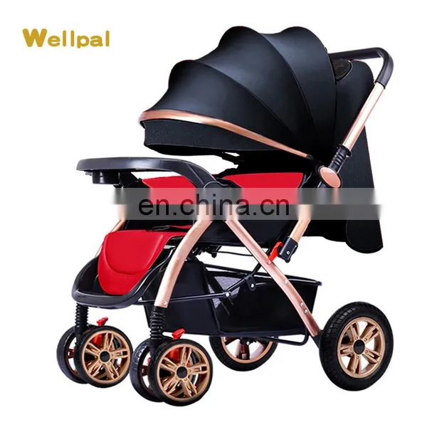 Aluminum Frame Luxury Prams 3 in 1 Baby Strollers Wholesale photo-4
