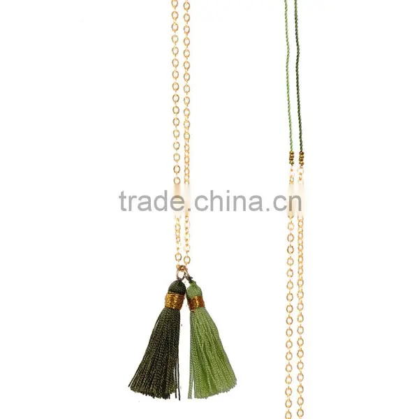2016 Wholesale Trendy Jewelry Tassel Lariat Necklace for Women photo-3