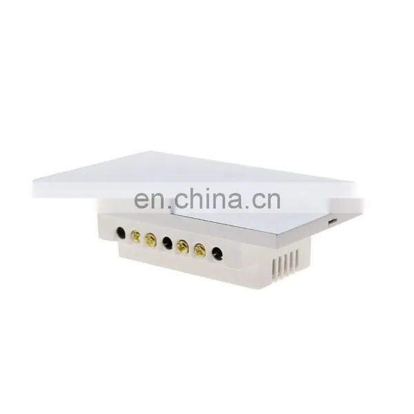 WIFI Israel Standard Smart Touch Crystal Tempered Smart Switch Board Wall Switch photo-4