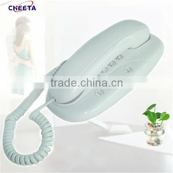 Wholesale Redial Function Trimline Wall Mounted Slim Telephone photo-3
