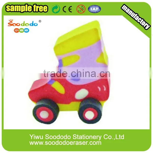 Wholesale Promotional 2D Roller Skate Eraser For Children Education Quality Choice photo-2