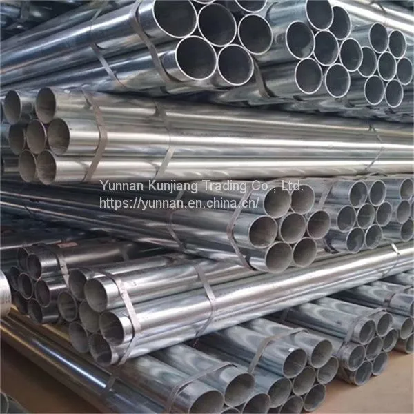 Yunnan Galvanized Steel Pipe Wholesale Q235 Hot Dip Galvanized Steel Pipe Greenhouse Vegetable Steel Pipe Specifications Are Complete photo-3