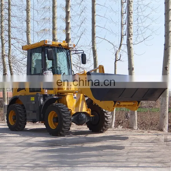 1.2ton 0.55bucket Capacity 4L68 Engine ZL12F New Cabin Front Loader With Shovel Wheeled Loading Shovel photo-2