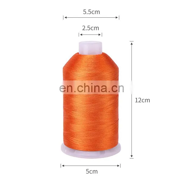 Industrial Nylon Bonded Sewing Thread for Genuine Leather Automobile Chairs 250D/3 photo-5