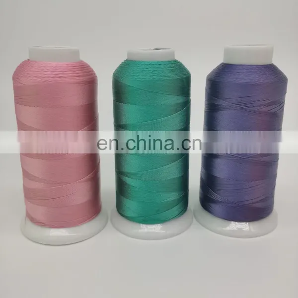 Filament Embroidery Thread Low Shrinkage Factory Manufacturer 120d/2 100% Polyester Sewing Thread photo-2