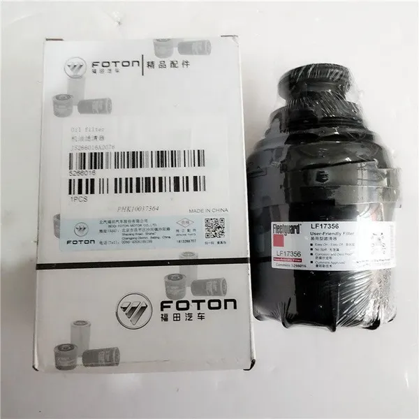 Truck Engine Spare Parts 5266016 LF17356 Oil Filter for Diesel Engine photo-2