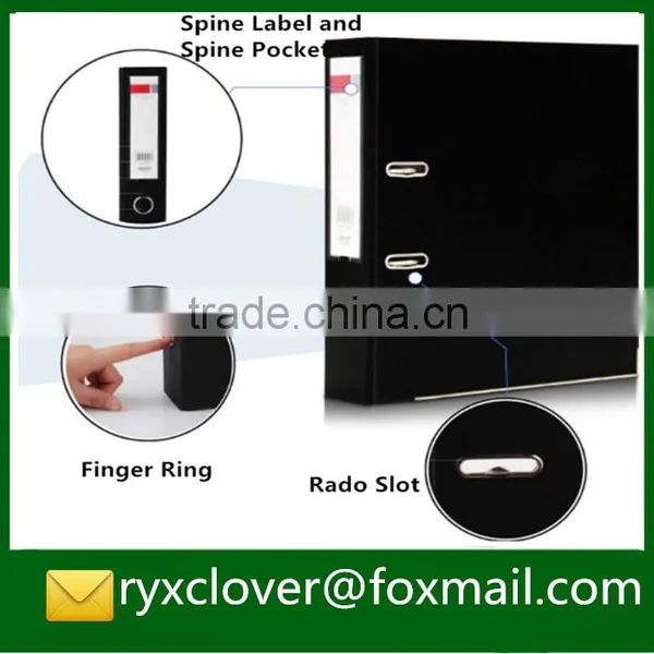 Office Stationery Paper Lever Arch File Folder With Finger Ring photo-3