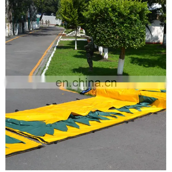 Quick Portable Dam 360-in L x 20-in W Self-Inflating PVC Water Gate Freestanding Flood Barrier Diversion in River photo-3