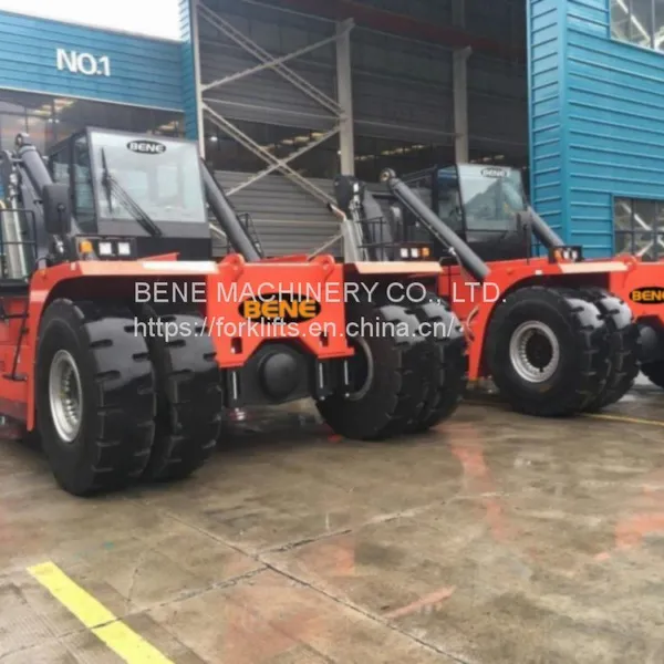Chinese Container Reach Stacker Manufacturer vs Sany 45ton Container Lift Truck Hyster 45 Ton Container Stacker Price photo-3