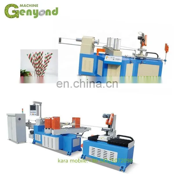 Fully Automatic Paper Drinking Straw Making Machine/equipment With High Efficiency