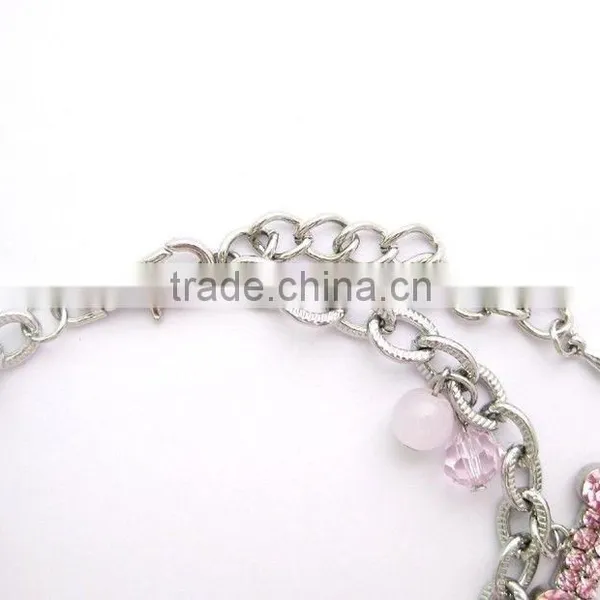 Customized Stainless Steel Chain With Crystal Bone Pet Necklace Jewelry photo-3