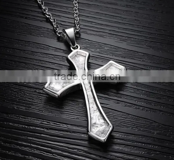 Classic Fashion Men Cross Charms Pendants Necklace Include Stainless Steel Chain Paypal Accept photo-4