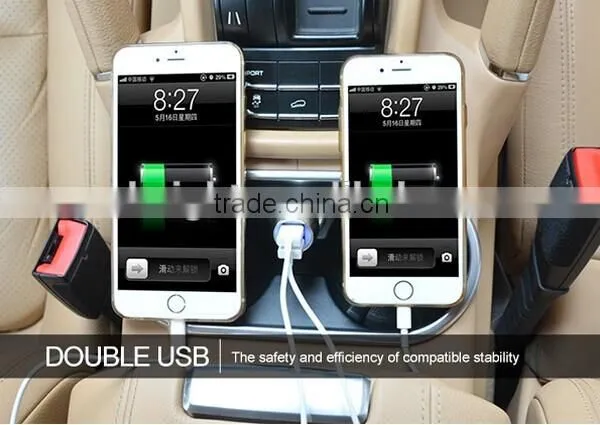 2016 Sale Crazy Dual USB 2-Port 5v 2A Metal Safety Hammer Car Charger photo-5