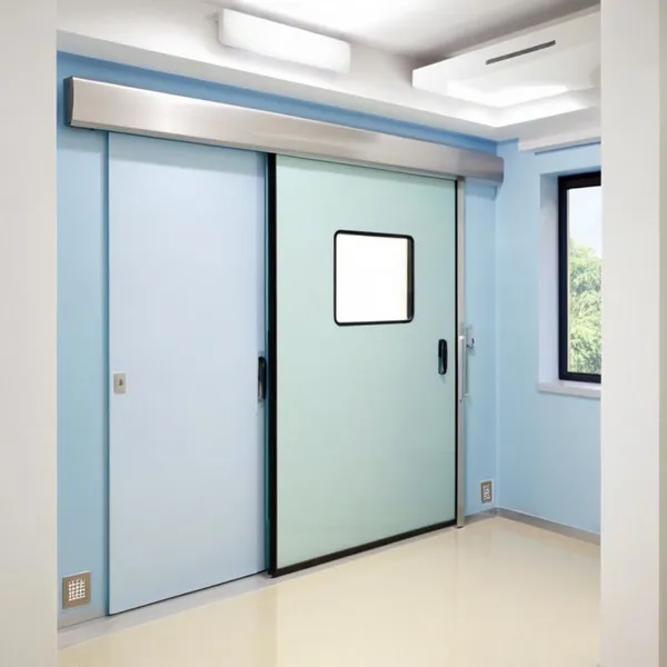 MBS-YT06 High Quality Hermetic Clean Room Automatic Sliding Door Airtight Clean Door for Hospital photo-4
