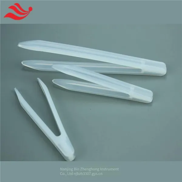 Pfa Serrated Tweezers Anti - Slip Clips, Corrosion - Resistant Teflon Serrated Clamps for Stable Particle Grasping photo-3