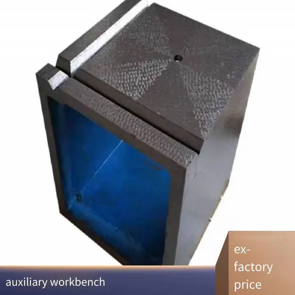 Cast Iron Square Box for Inspection, Measurement and Scribing, T-slot Auxiliary Heightening Square Tube Cushion Box for Cnc Machine Tools, Workbench photo-3