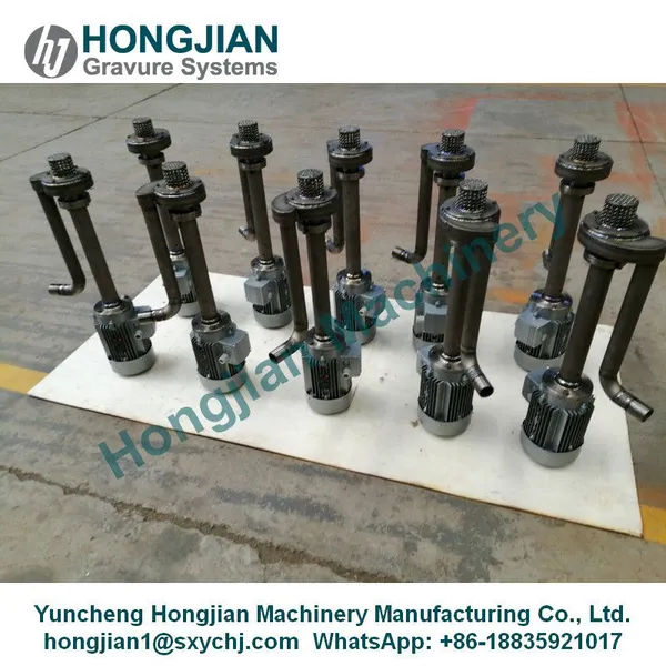 Titanium Pump for Gravure Cylinder Plating Bath Electrolyte Pump for Copper Chrome Tank photo-3