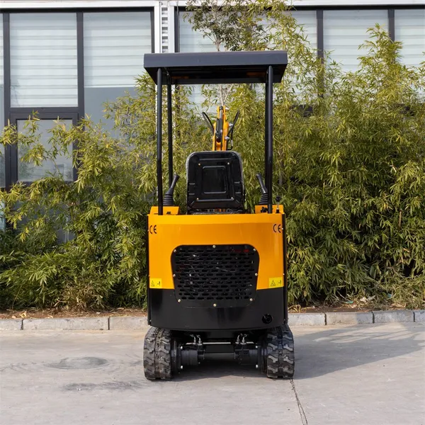 LUYUE LY-12 Minibagger 1.2 Ton Mini Excavator Compact Crawler Digger With Canopy for Garden Farmland Work