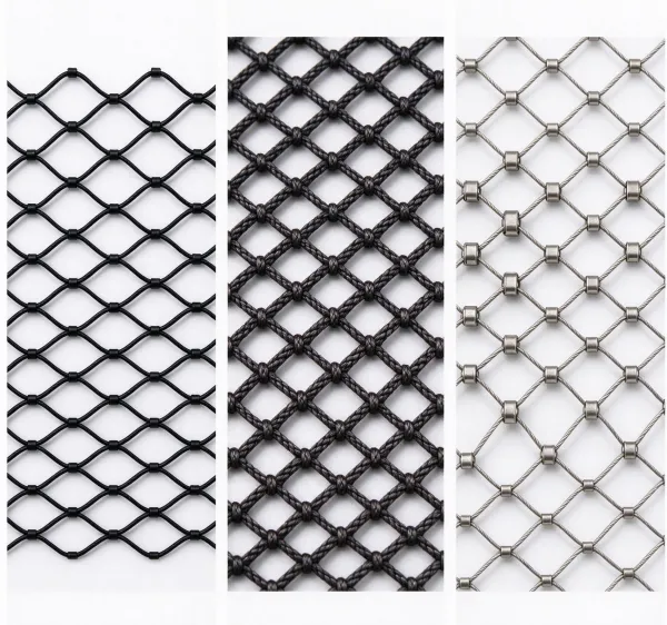 Flexible Stainless Steel Cable Net, Transparent Wire Rope Mesh for Zoo Exhibit & Wildlife Safety Enclosure photo-3