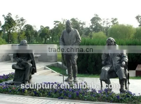 2016 New Outdoor Bronze Sculpture For Outdoor/Garden Decoration Statues Monument Meaningful Figure Sculpture photo-3