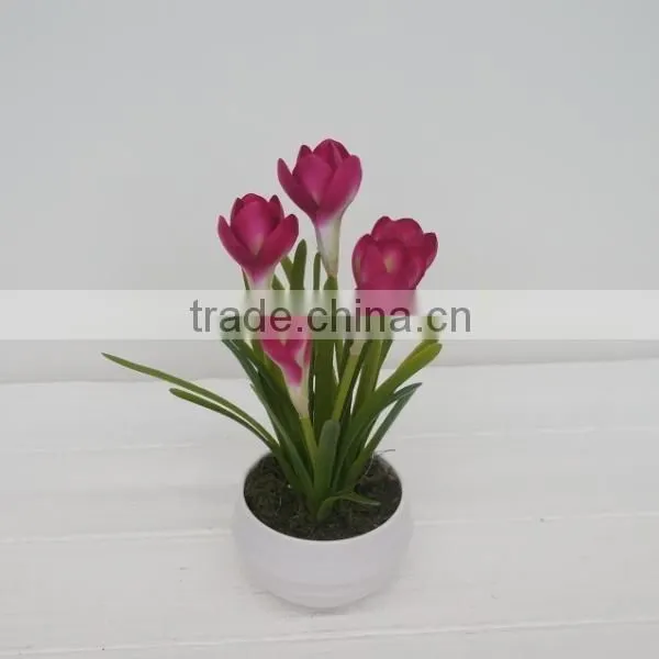 New Design Spring Flowers Decorative Artificial Flower Chiffon Flower For Sale photo-4