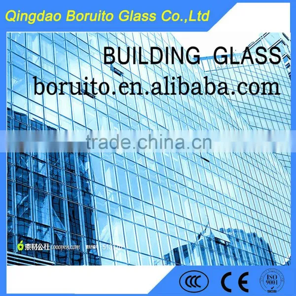 8mm 10mm Blue Reflective Glass for Building Glass photo-4