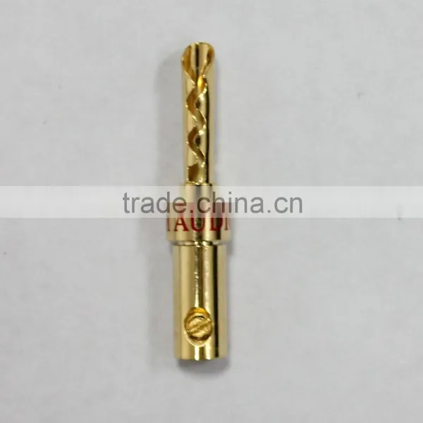 High Quality Gold Plated Speaker Connector Banana Plug photo-4