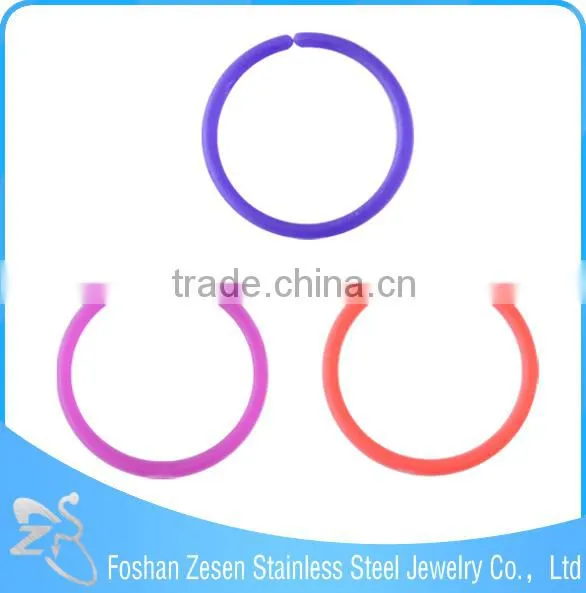 Color Round Shape Body Jewelry Designs Of Nose Rings photo-3