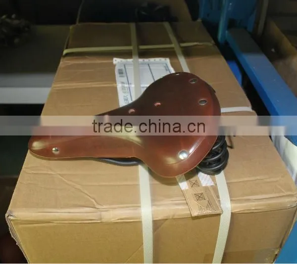 Retro Leisure Leather Saddle for Cruiser Bike