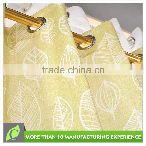China Cheap Price Classical Transparent Voile Print Curtain photo-2