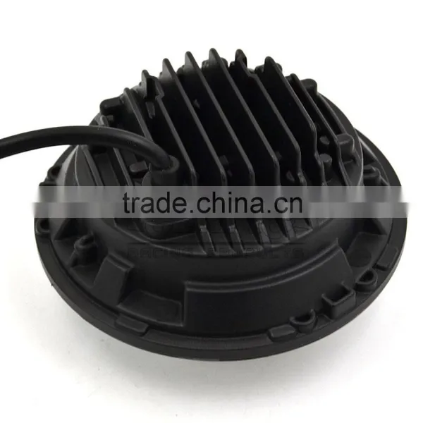 Ultra Bright Waterproof Round 7" HID LED Projector Head Light for Motorcycle Harley Davidson photo-2