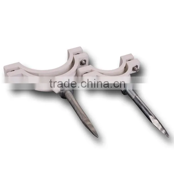 High Quality Waste Drainage UPVC Plastic Pipe Fittings Flat Pipe Clamp Fitting photo-3