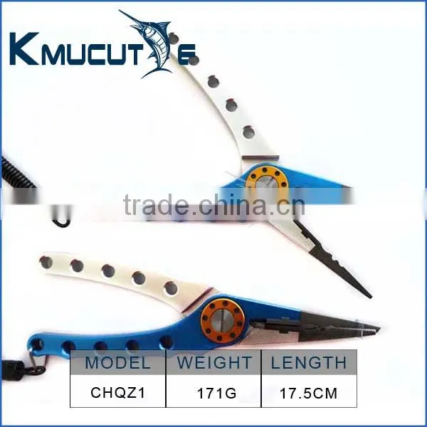 Multifunctional High Quality Outdoor Fishing Tackle Aluminum Alloy Fishing Pliers Kmucutie Pliers CHQZ1 photo-3