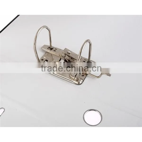 2016 Hot Sale 2 Rings Lever a4 3 Inch Handcover Metal Clip Hard Plastic File Folder Made in China photo-3