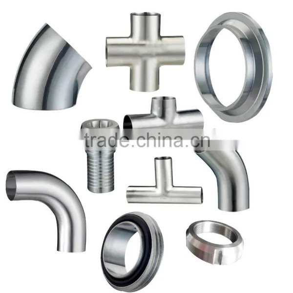 Sanitary Fitting Concentric/Eccentric Reducer / Cross/ Tee Mirrow Polished Food Grade photo-4