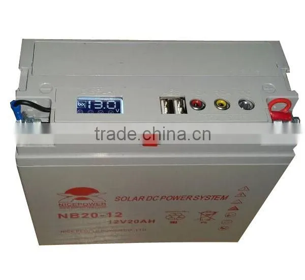 Fast Charging 12v 20ah Lead Acid Battery Mini Solar Power Station photo-3