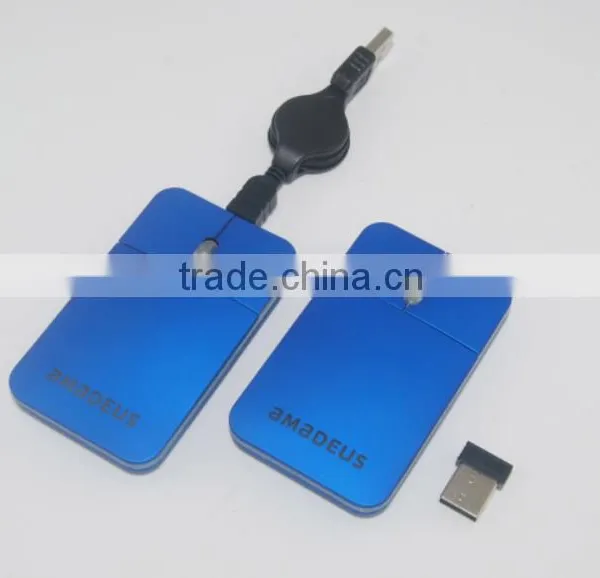 Promotional Gift Laptop Rechargeable Super Slim Wireless Mouse With Led Logo photo-5