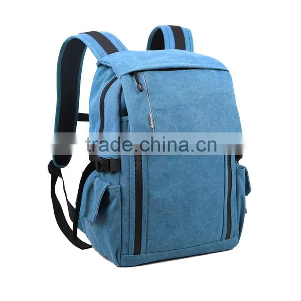 2016 New Camera Bag Colorful Canvas Camera Backpack Rucksack For DSLR Causal Bag photo-5