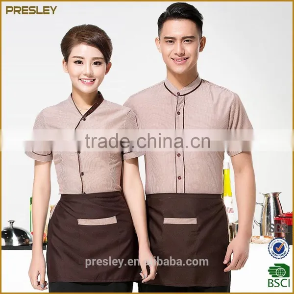 Fashion Restaurant Hotel Customized Waitress and Waiter Uniform Design photo-2