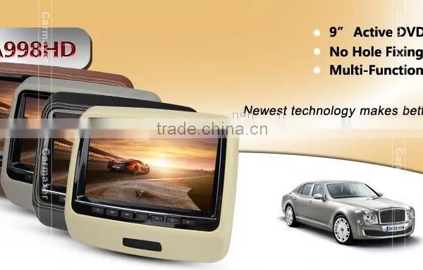 2015 New Style 9inch Active Headrest Dvd Player photo-2
