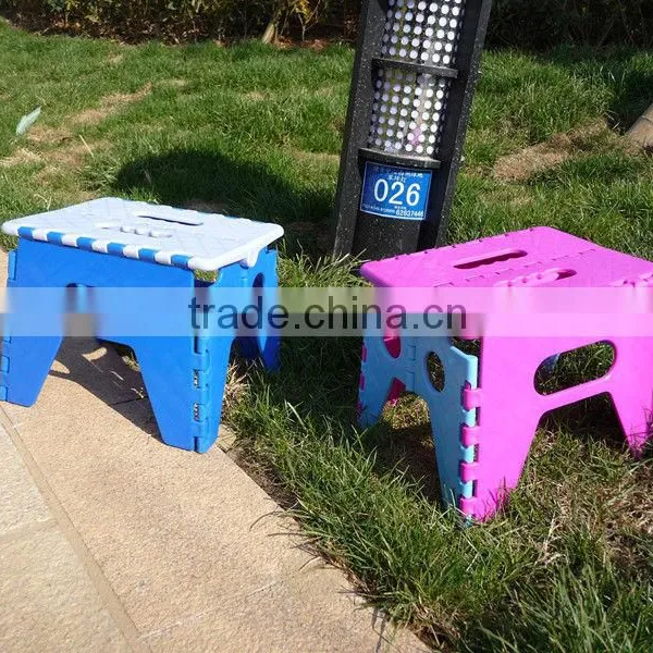 Mini Colorful Plastic Folding Step Stool photo-2