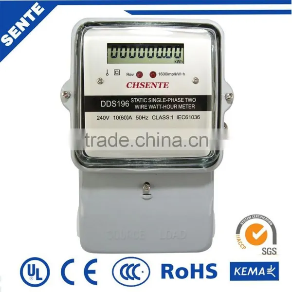 DDS196 Type Single-phase Two-wire Length Counter Digital Meter